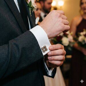 BOLD Biker Cufflinks Cyclist Cuff Links Gold Silver Gift Boxed French Cuff Craft